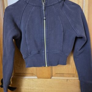 lululemon athletica Black Zip-Up Top
